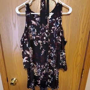 Cold Shoulder Maternity Shirt